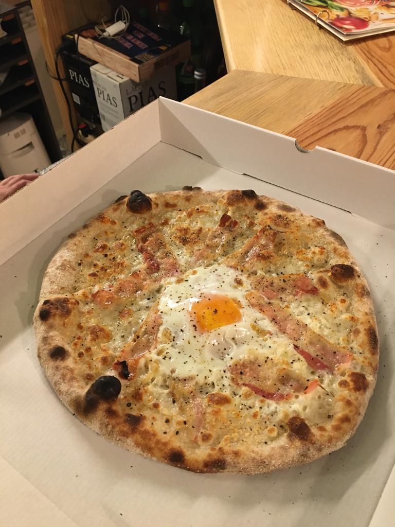 Pizza Carbonara
