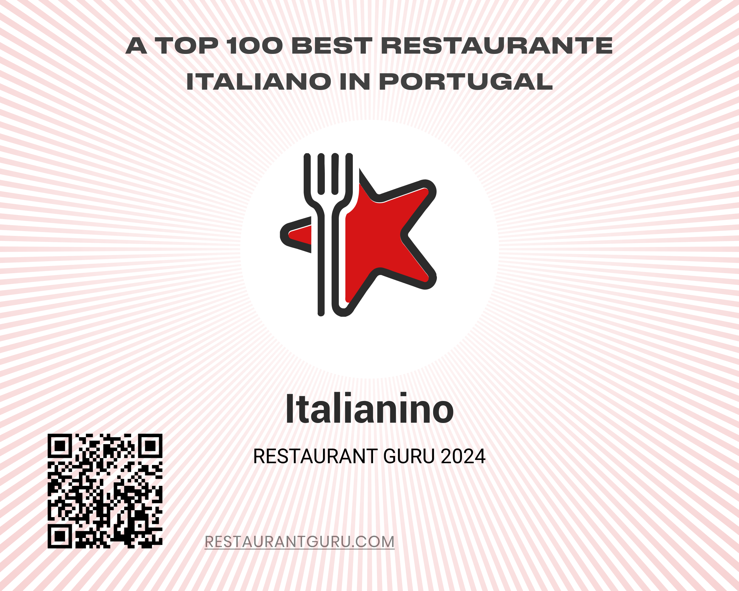Restaurant Guru 2024 - Top 100 Best Italian Restaurant in Portugal